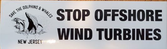 a Stop Offshore Wind Turbines Bumper Sitckers