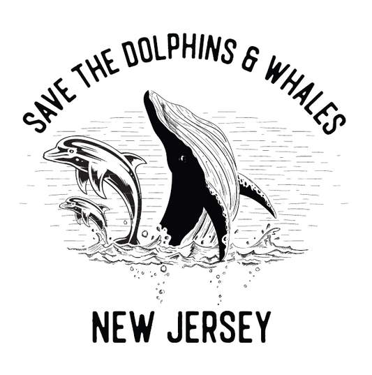 a Yard Sign - Save the Dolphins and Whales New Jersey